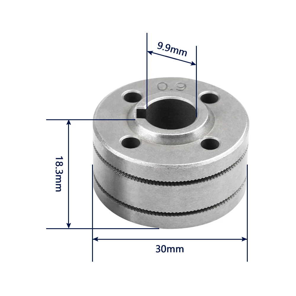 MIG MAG Welding wire feeding roller 5KG 0.8mm 0.9m 1.0mm 1.2mm 1.4mm Double Size 30x10x10mm LRS-775S SSJ-29 Wire Feeding Machine