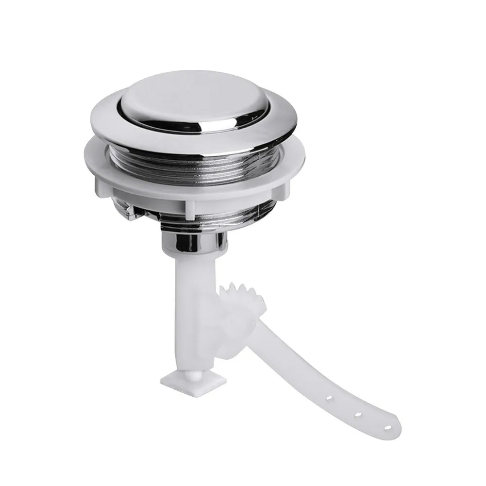 Single Flush Button Accessory for Toilet Systems with 50mm Requirement and DIY Adjustable for stem for Personalized Fit