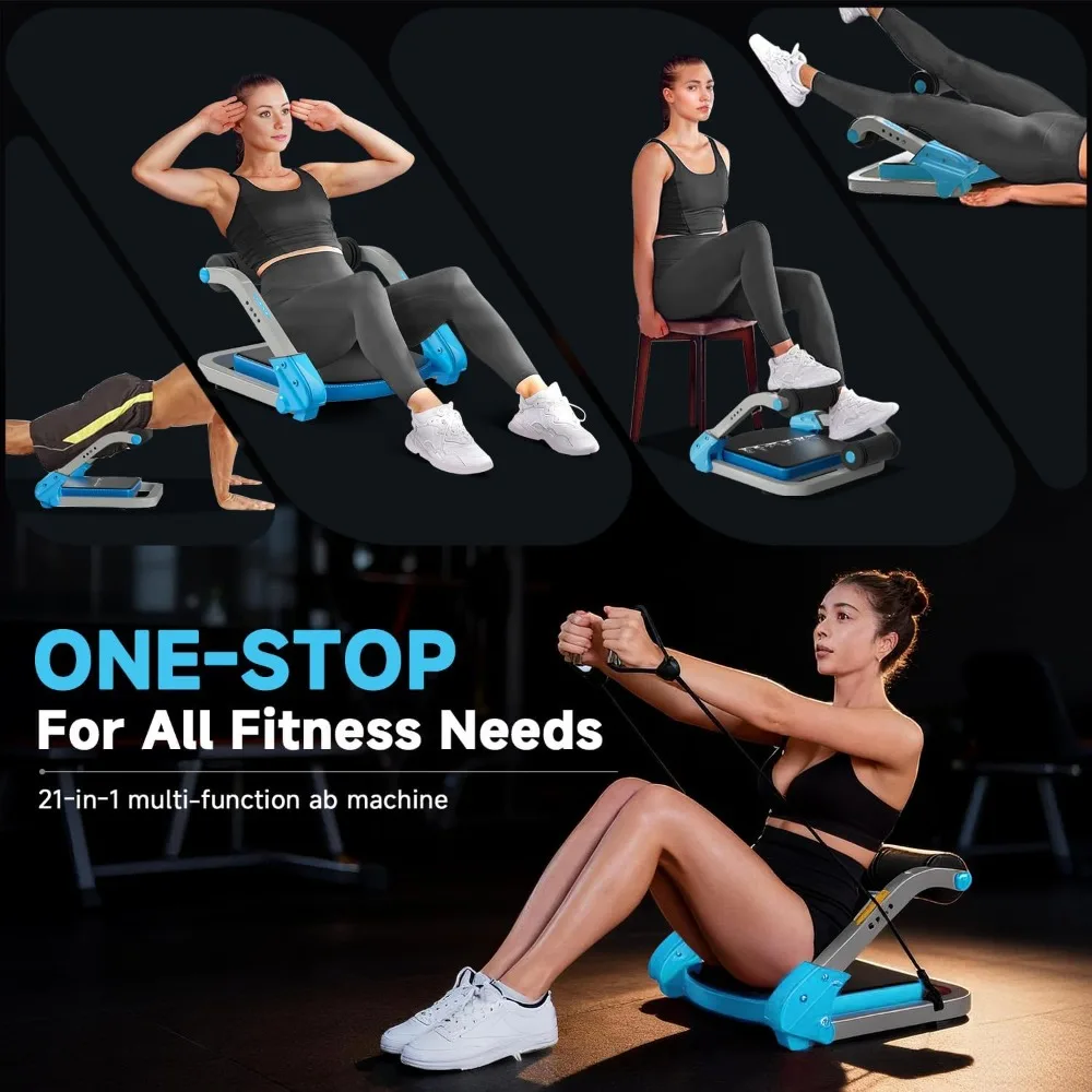 آلة تدريب Ab الاحترافية، 4 مستويات مقاومة قابلة للتعديل، سعة 350 رطل، معدات اللياقة البدنية المنزلية للتمرين الأساسي #2