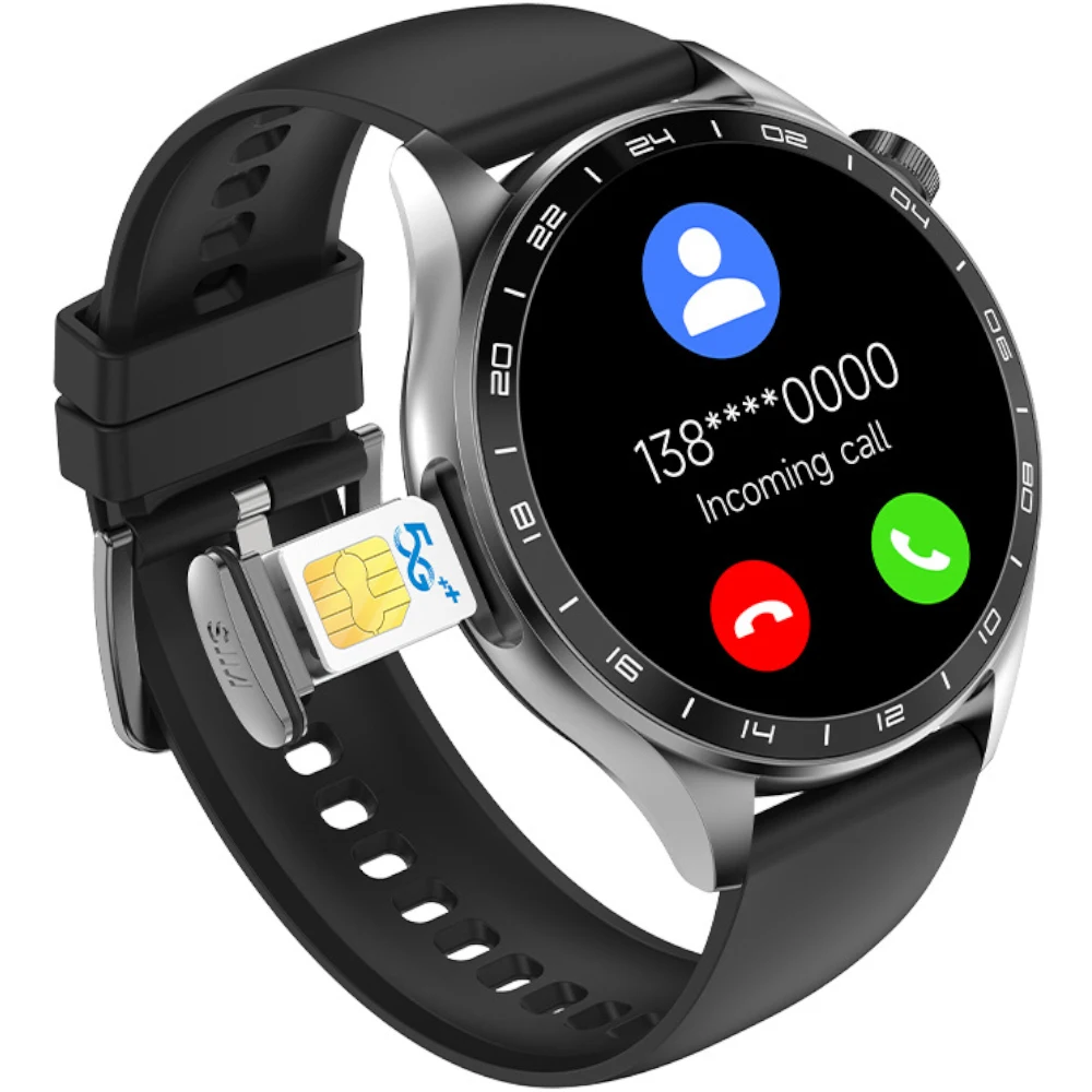 OEM ODM Custom Amoled Inteligente Reloj Mujer Smartwatch Sim Card 4G Hombres Android Smart Mobile Phone With Google Play Store