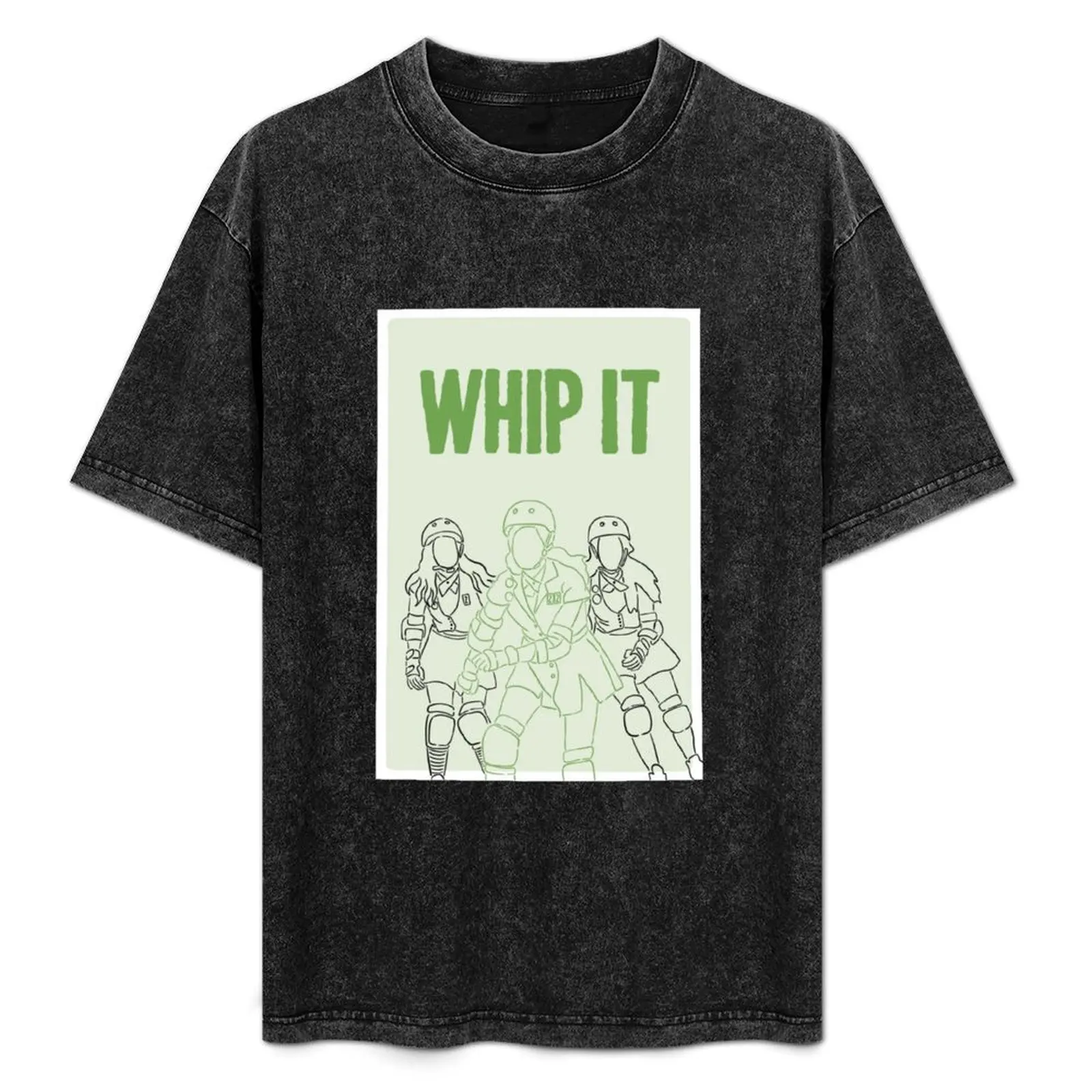 Whip It Movie Poster T-Shirt anime quick drying t shirts for men cotton