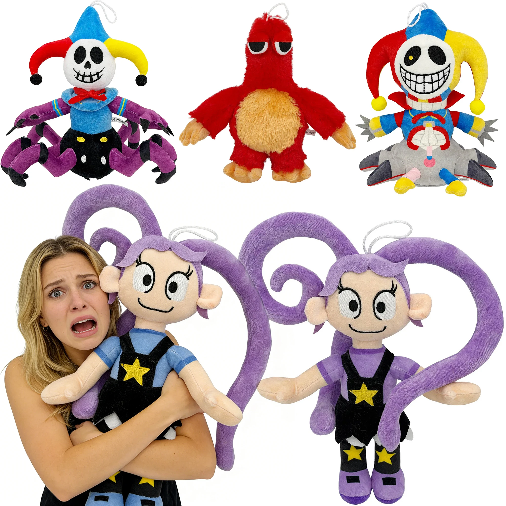 

2026 In Stock Prototype Plush Toys Lily Lovebraids Giblet Chum Chompkins Plushie Horror Game Peripherals Doll Toy Birthday Gift