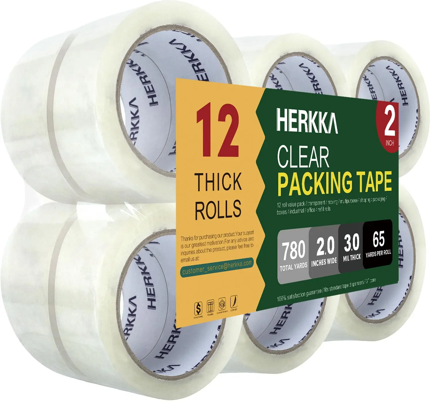 Clear Packing Tape,…