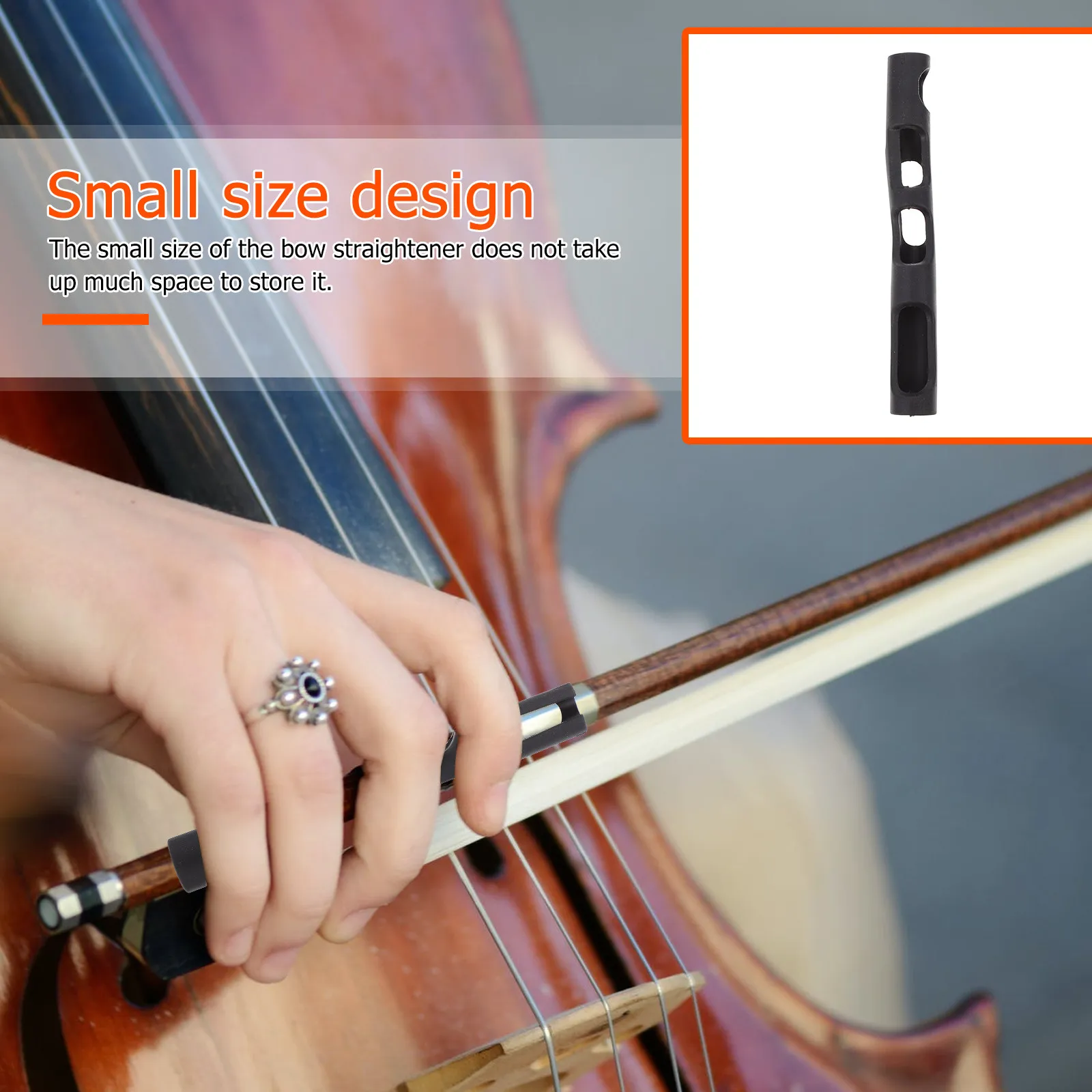 1Pcs Fine Workmanship Rubber Bow Straightener Violin Posture Corrector for Learners Violin Beginner Tool Musical Instrument