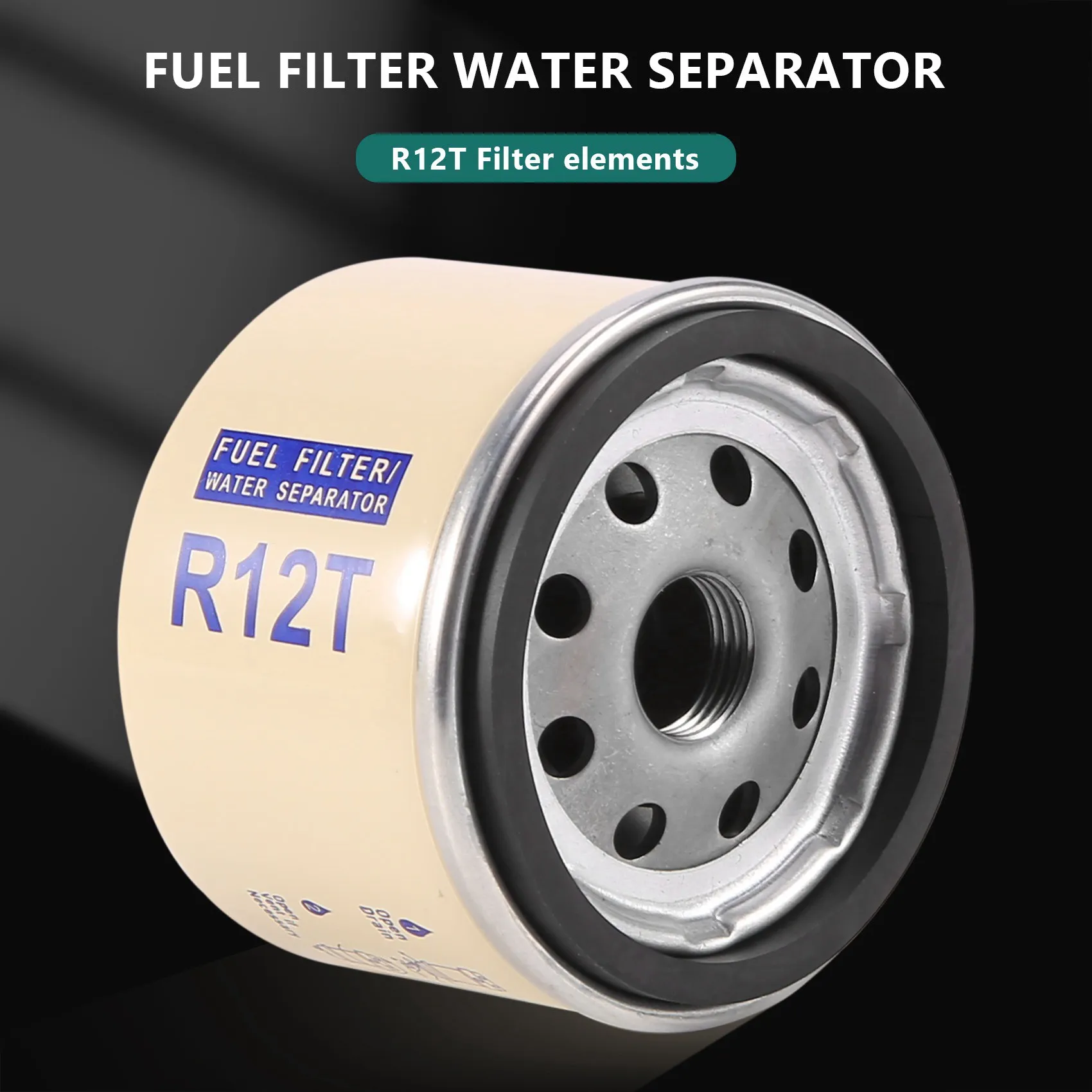 Motor de filtro separador de combustible/agua R12T para 40R 120AT S3240 NPT ZG1/4-19, piezas automotrices, filtro combinado completo