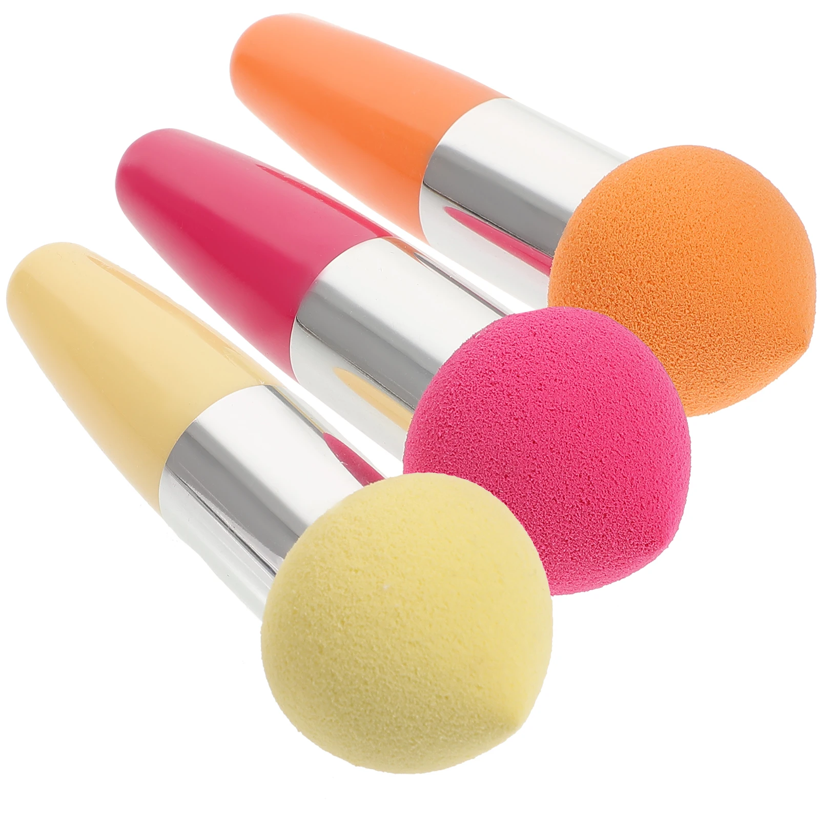 

3pc Makeup Brushes Set 105mm Red Blue Drip Powder Puff Sponge Foundation Tools Travel Brush Set
