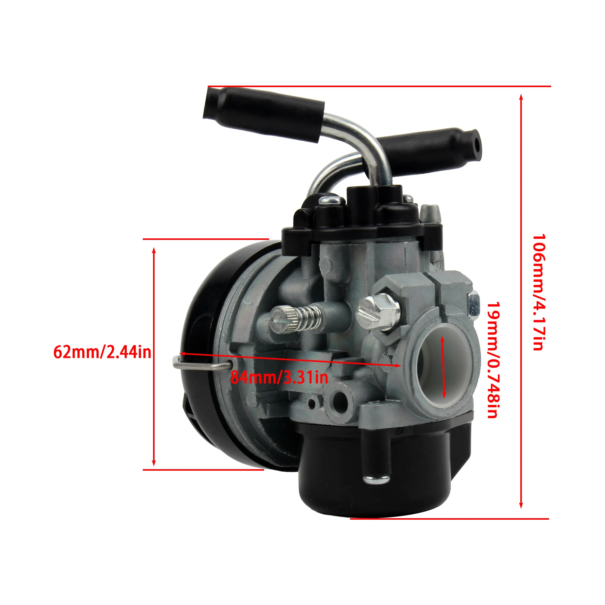 19mm Motorcycle Carburetor F37 for Dellorto Sha1515 sha1412 For PEUGEOT 103 MBK 51 AV10 NEUF 50cc Mini Dirt Pocket Moped Bike