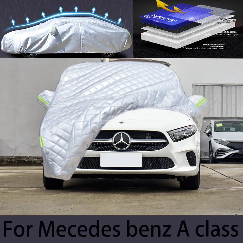 

For Mercedes Benz A-class Hail prevention cover auto rain protection, scratch protection, paint peeling protection, car clothing