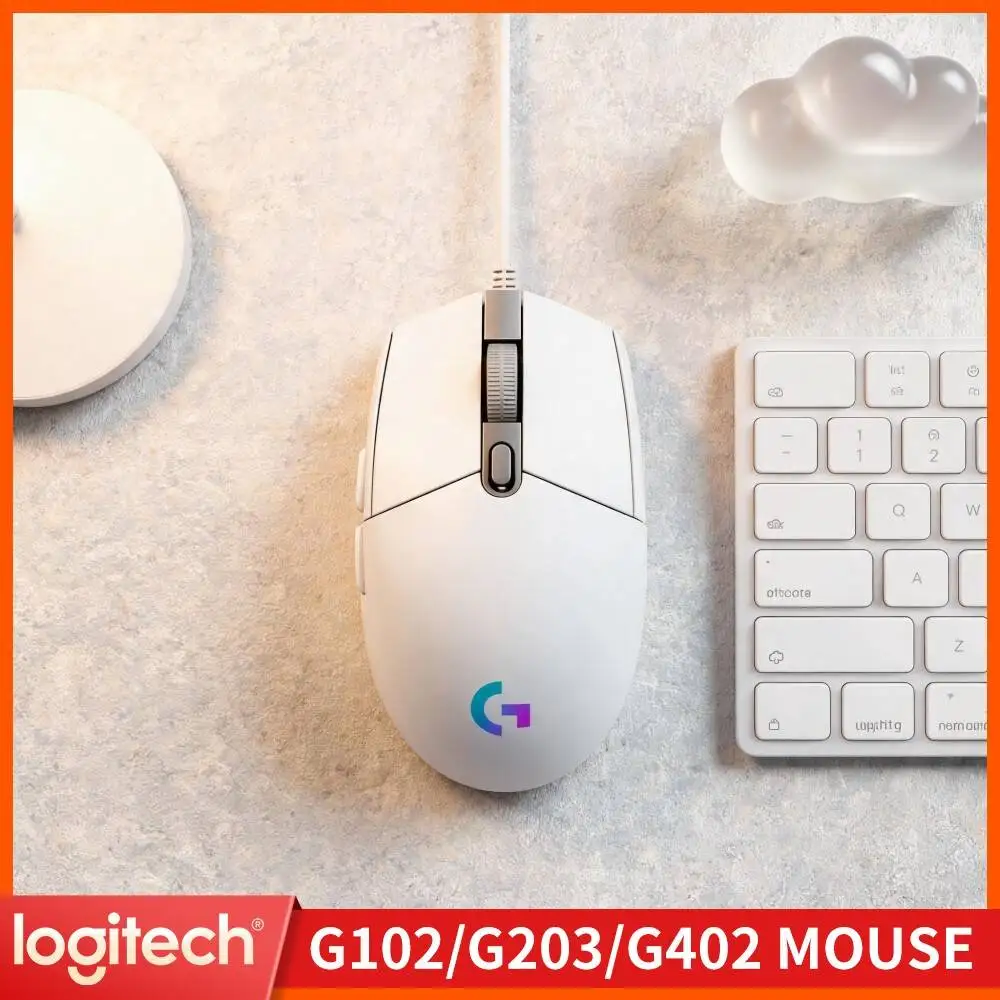 Logitech G102 Prodigy Gaming Mouse,Quick Cursor Response,Stable Signal Transmission,RGB Backlight For Casual And Pro Gamers
