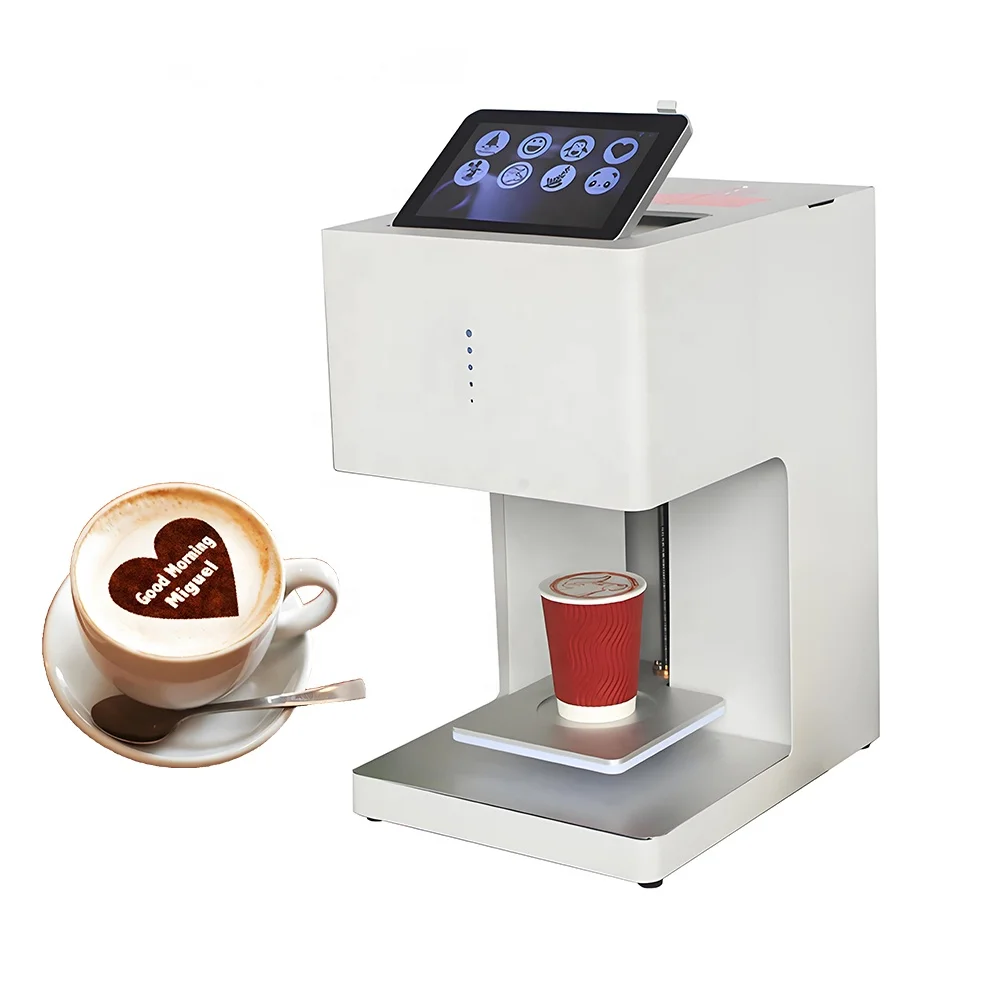 New Style Digital Food Printing Food-grade Wifi Color Coffee Printer For Coffee Dessert Cake And Beer Foam