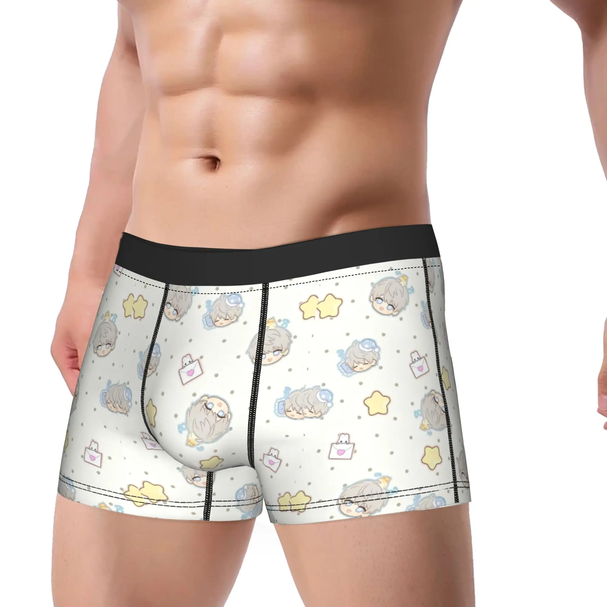

Anime Love and Deepspace Shorts Briefs Xavier Underwear Hot Sale Men's Breathable Boxershorts Printing Plus Size Panties