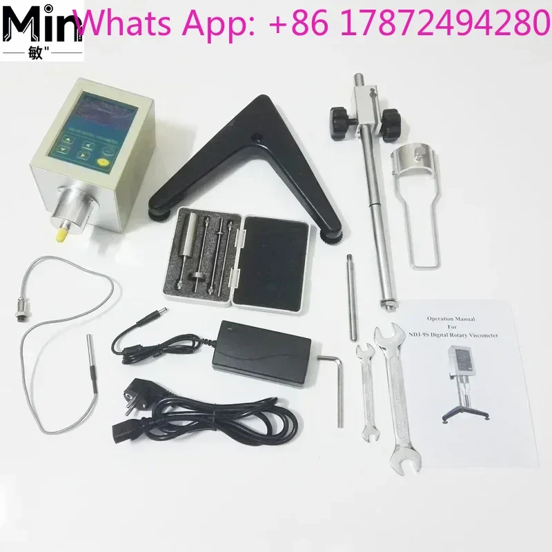 NDJ-9S Digital Rotary Viscometer with Temp Sensor 1-100000mPa·s