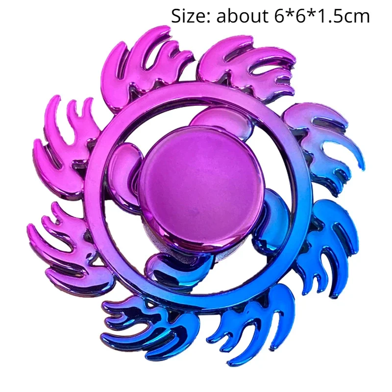 Hand Spinner EDC Fidget Spinner Plastic Rainbow Spiner Anti-Anxiety Toy for Spinners Focus Relieves Stress ADHD Finger Spinner