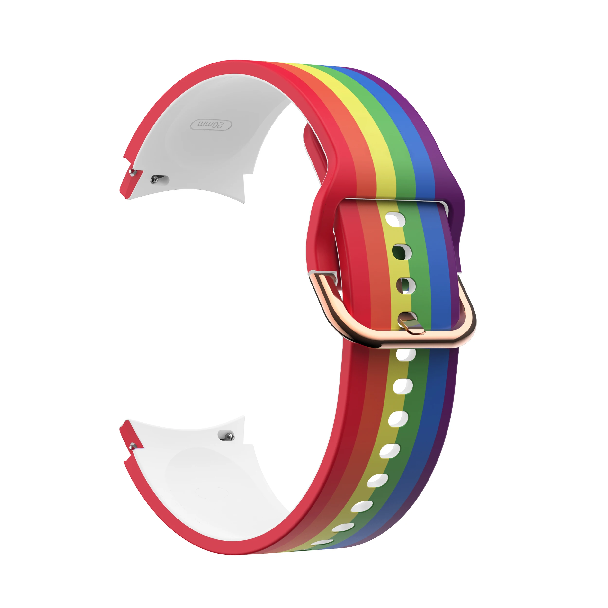 Silicone Strap For Samsung Galaxy Watch 7 FE 40mm Band No Gaps Sport Quick Fit Bracelet for Galaxy Watch 7 6 5 4 40mm 44mm 45mm