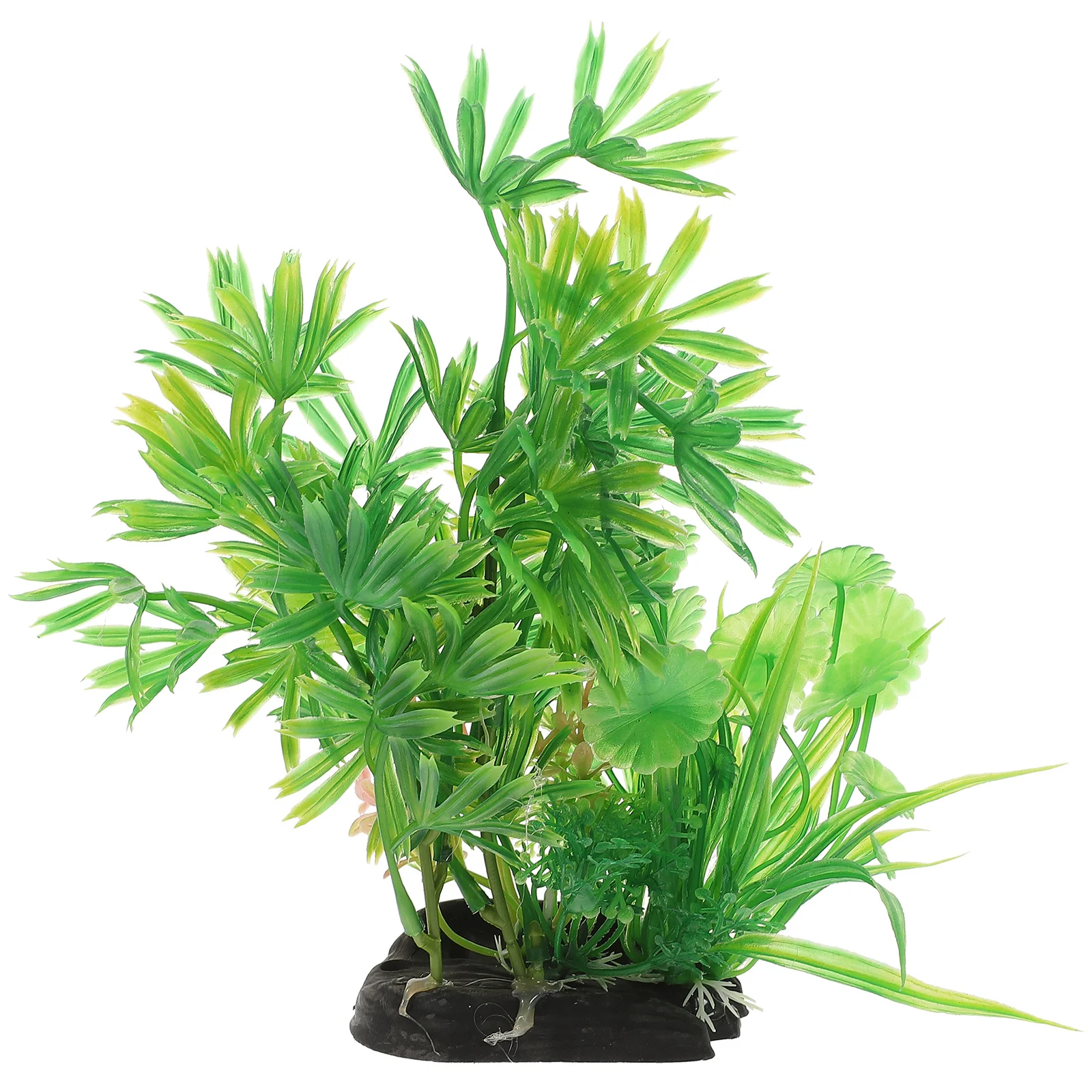 

Realistic Water Grass Decor Aquarium Artificial Plant Thickened Base Plastic Fish Tank Supplies Fake Aquatic Plants Landscape