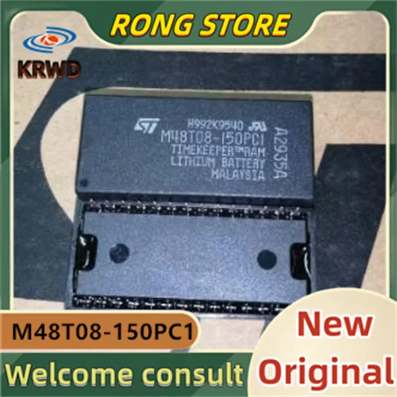 

(2PCS) M48T08-150PC1 New and Original Chip IC M48T08-150PC1 M48T08-150 M48T08 DIP-28