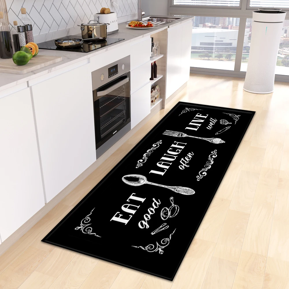 Kitchen Rug Entrance Doormat House Living Room Balcony Decor Carpet Bathroom Hallway Door Bedroom Floor Non-Slip Foot Mat Custom