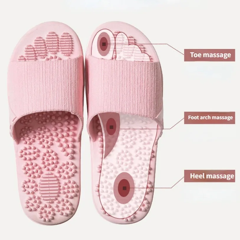 Home Slipper Woman Cloud Summer Sandals Massage Men Flip Flops Beach Slides Casual House Shoes Flat Non Slip PVC Female Male