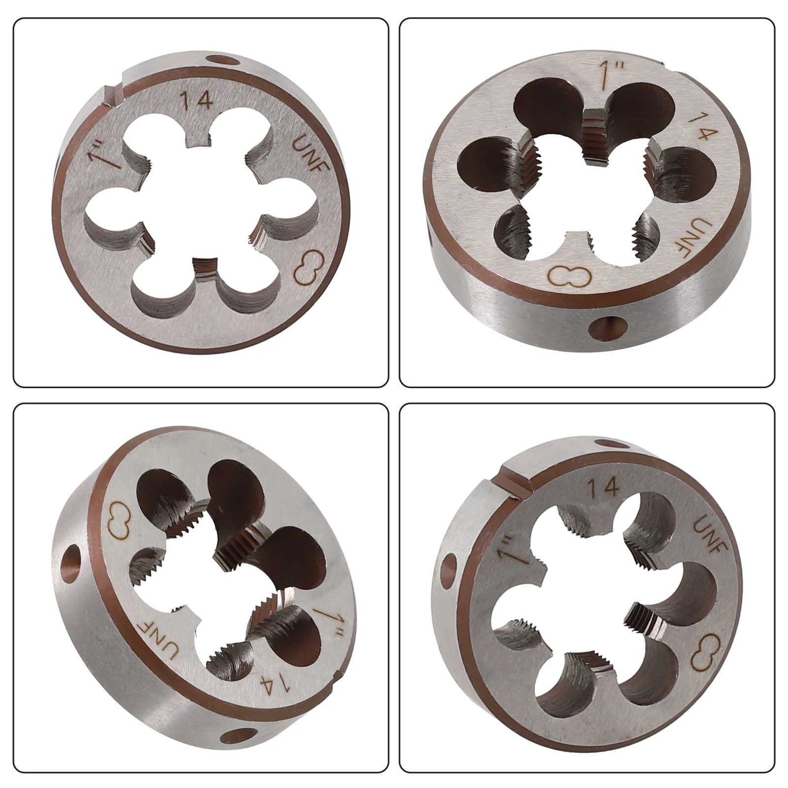 1 ' '-14 Die Right Hand Thread Metalworking Threading Tools 54.4mm Outer Diameter High Speed Steel High-quality Materials