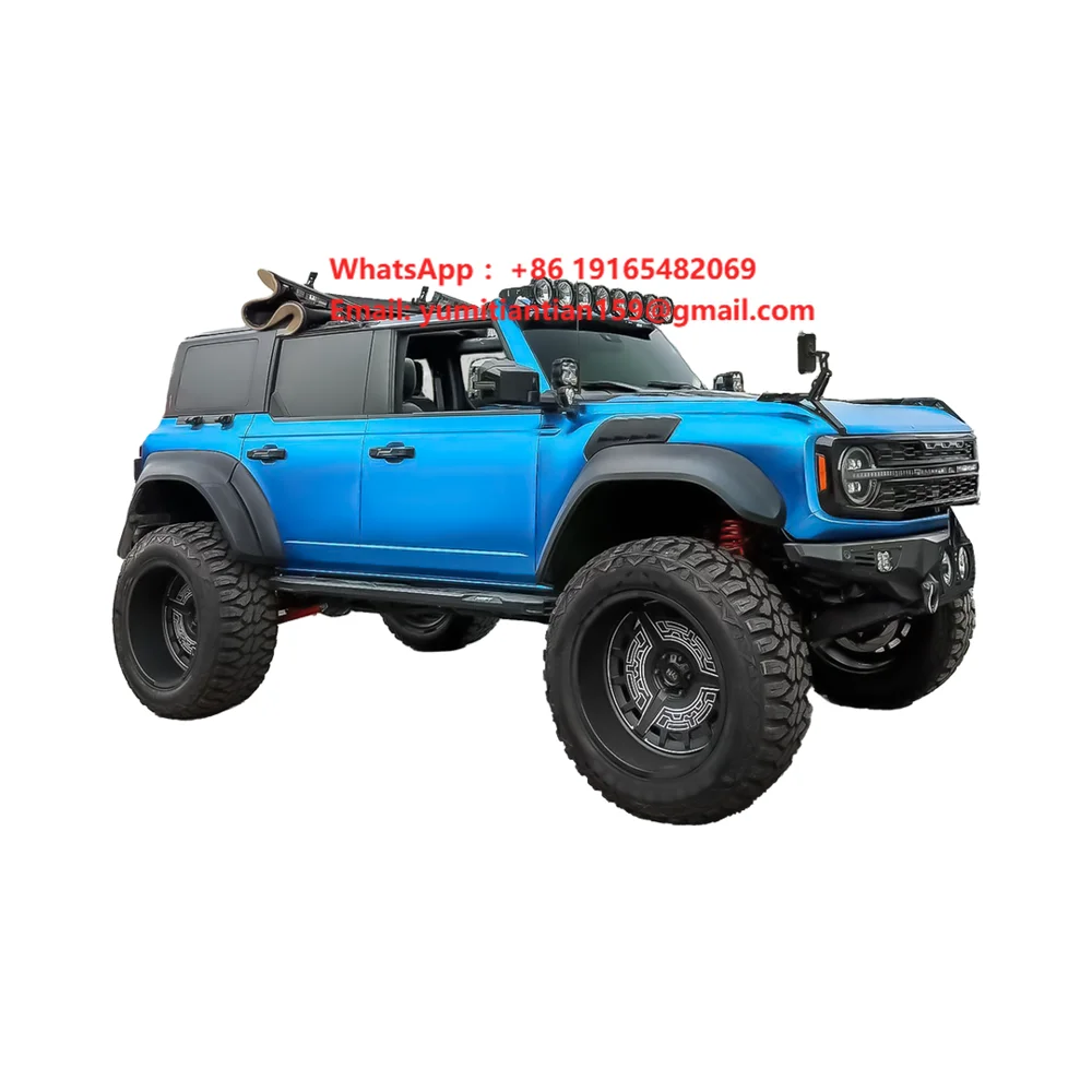 Bronco Two-Row Beige Soft Top Convertible Kit Waterproof Body Part Accessory for Car Ceiling Roof Platform