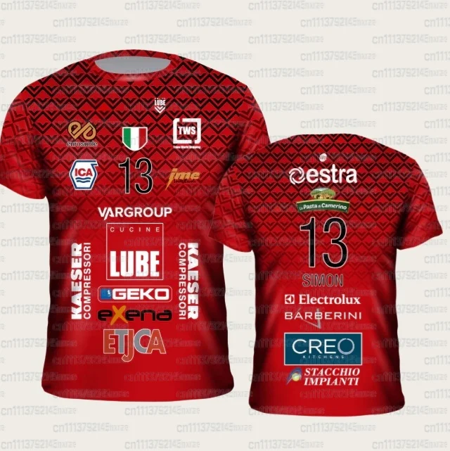 202526 Jungen Top Auswärts Atmungsaktives Team-Volleyballtrikot Spielkleidung T-Shirt Erwachsene L-Lube T-Shirt Heim-Sportbekleidung Familien-Matching – Detail 6