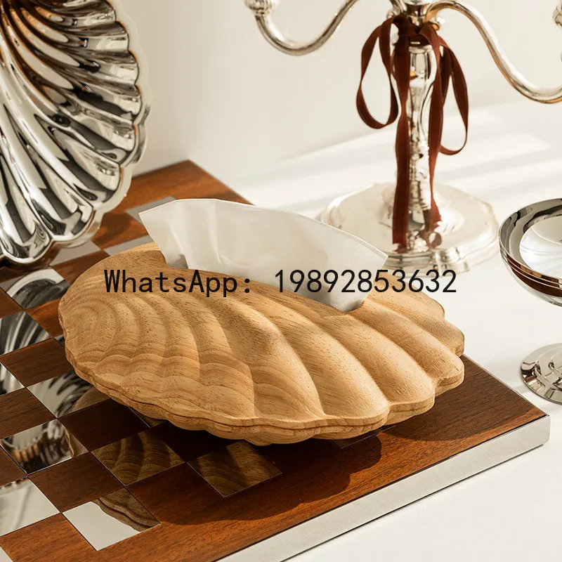 

Simple wooden light luxury tissue for homecreative living room coffee table tissue box towel storage box hand tissue