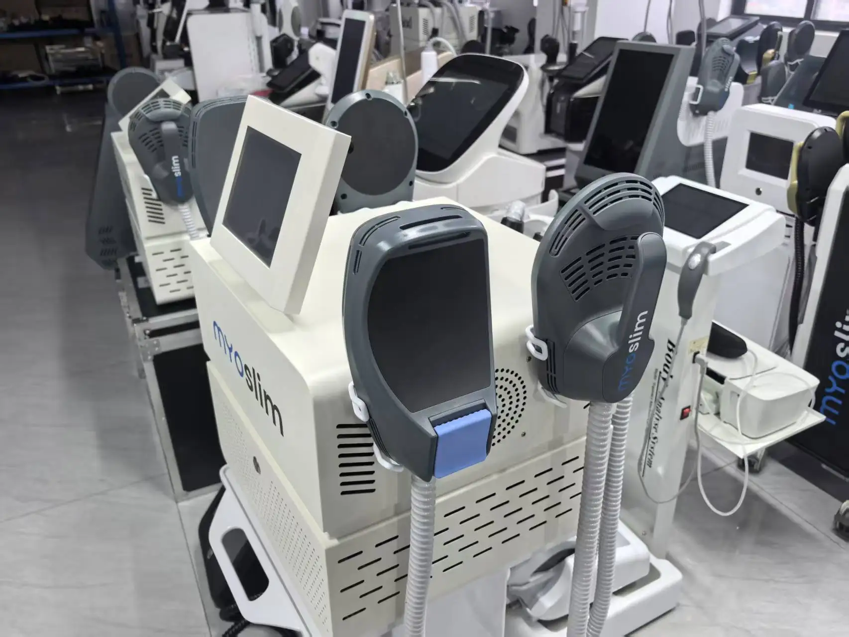 آلات الترددات اللاسلكية 6500 واط EMS الجسم التخسيس نوفا حرق الدهون نحت العضلات الكهرومغناطيسية تحفيز الأرداف التنغيم #4