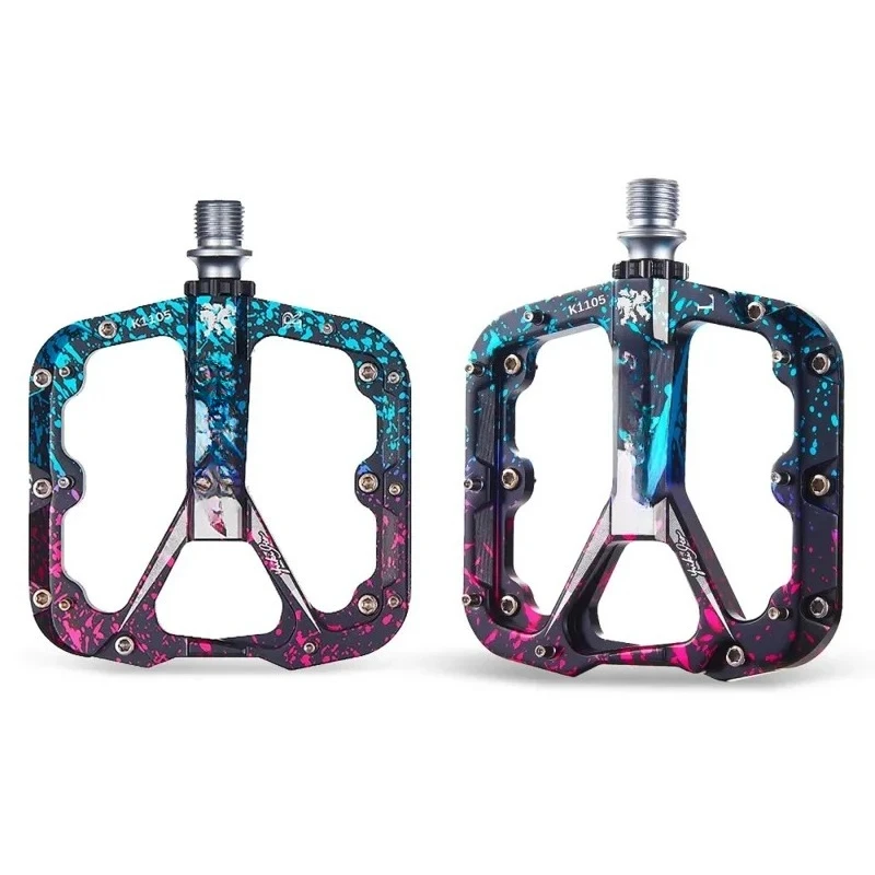 Bicycle pedal made of aluminum alloy, ultra-lightweight and sealed 3Bearing mountain bike pedals Accessories Mountain 1pcs