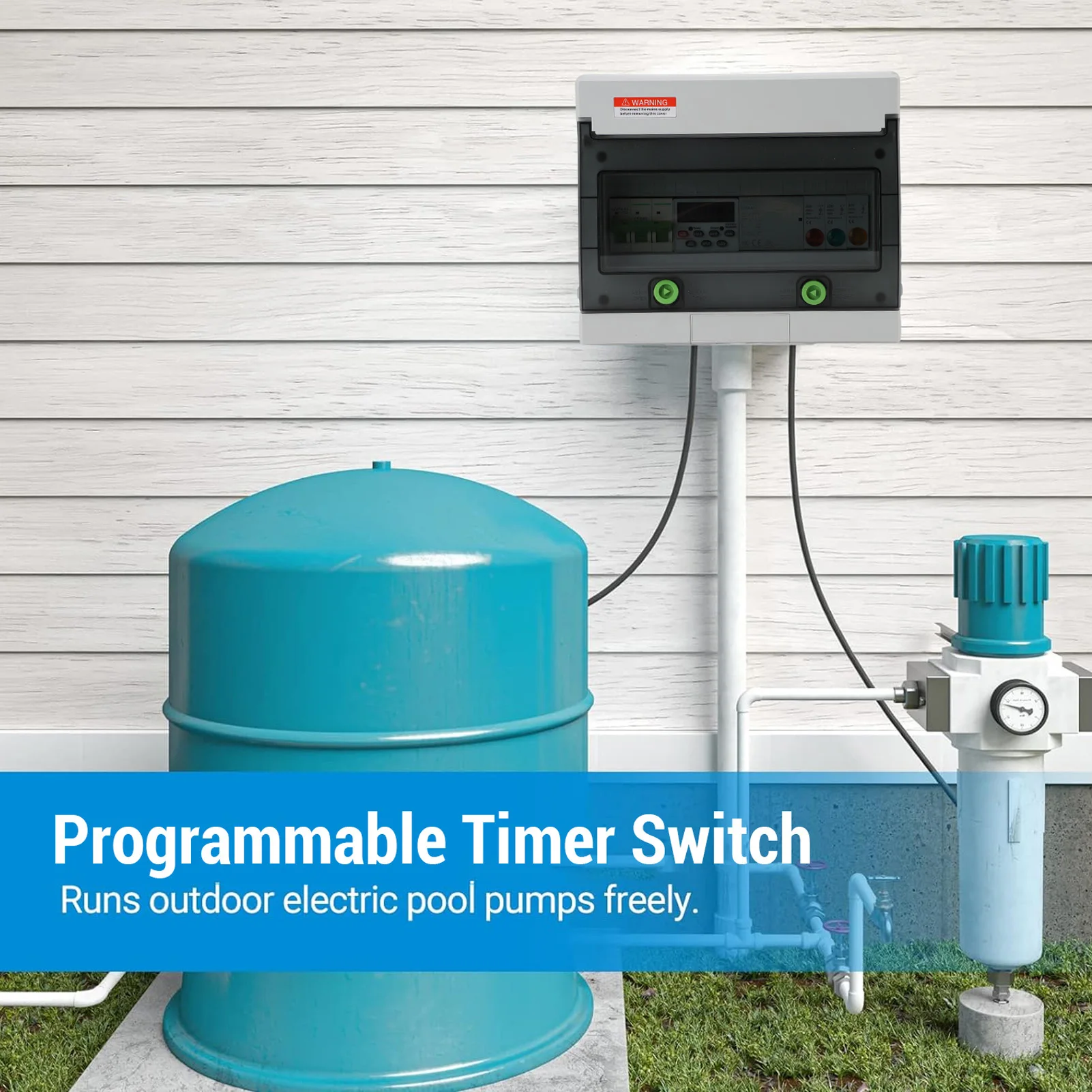 

Цифровой таймер-реле на 7 дней, 16 режимов включения/выключения, IP65, программируемый, для уличного освещения и систем орошения