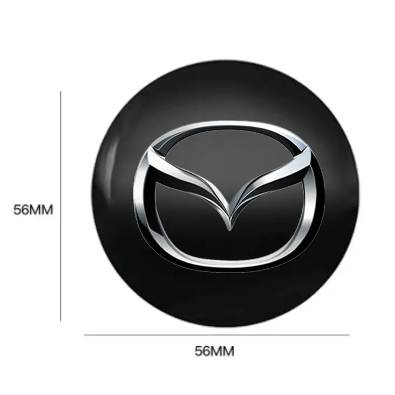

Car Tyre Wheel Center Hubcap Badge Protect Sticker Decal for Mazda 3 bk bl 323 Axela Atenza CX-3 CX-4 CX5 CX-7 Car Accessories