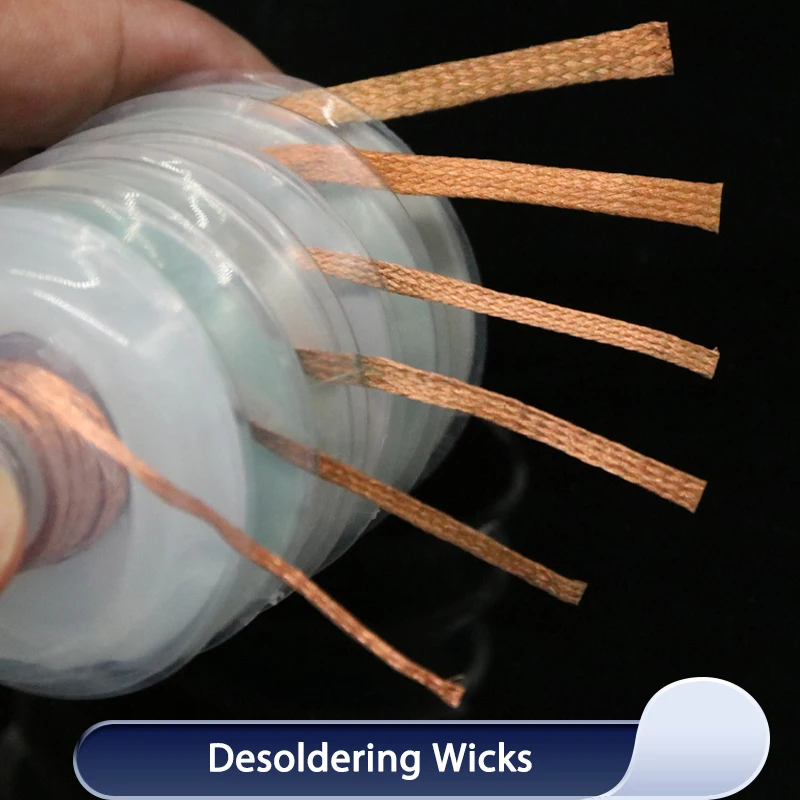 

1~200pcs Desoldering Wick Braid Welding Solder Remover Width 1.5mm 2mm 2.5mm 3mm 3.5mm 4mm Wire Lead Cord Flux BGA Repair Tool