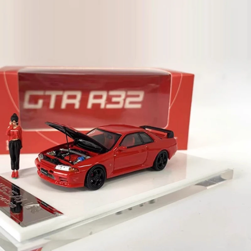 

Diecast Original 1:64 Scale GTR32 Alloy Model Simulation Classic Decoration Hobbies Souvenirs Gifts Collection Static Display