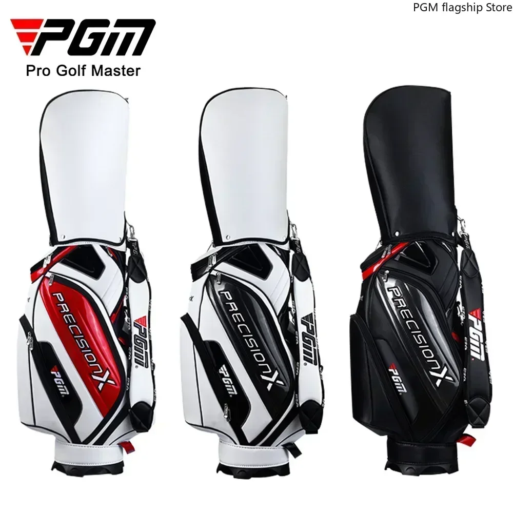 PGM Men's Golf Bags PU Waterproof Large Capacity Standard Bag Hold 14 Golf Clubs QB034