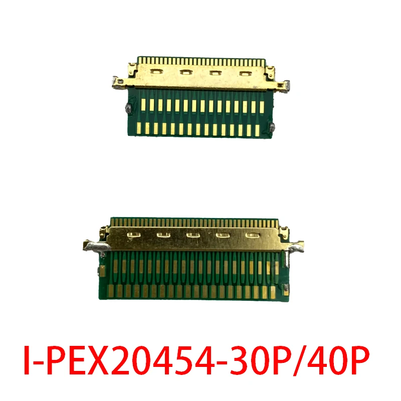 I-PEX20454-40P/30P 0.5mmEDP spacing LVDS adapter connector with PCB bonded circuit board end Screen measuring hand welding plate