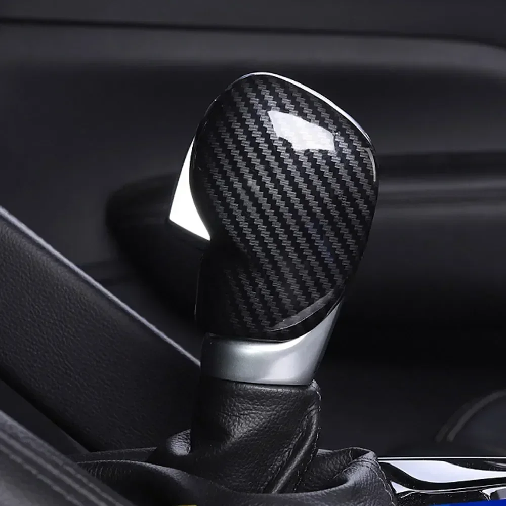 ABS Gear Shift Knob Cover Interior Decoration Stickers For Renault Megane 2 3 4 Captur Clio Scenic Koleos Kadjar Talisma QM5 QM6