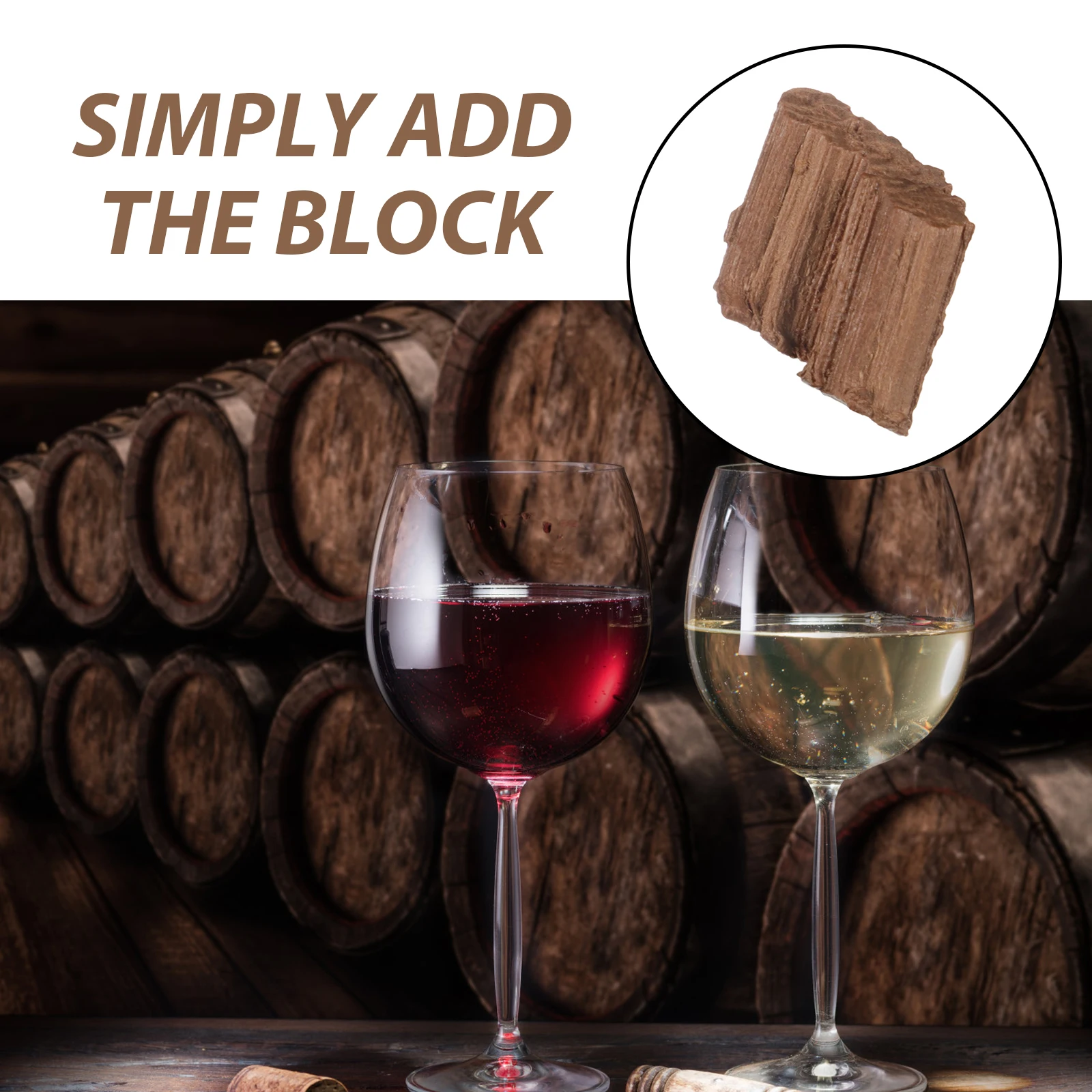 

1 Bag Oak Chips Red Wine Natural Toasted Wood For Home Brewing Wine Making Enhancement Aging Whiskey Brandy Diy Tools