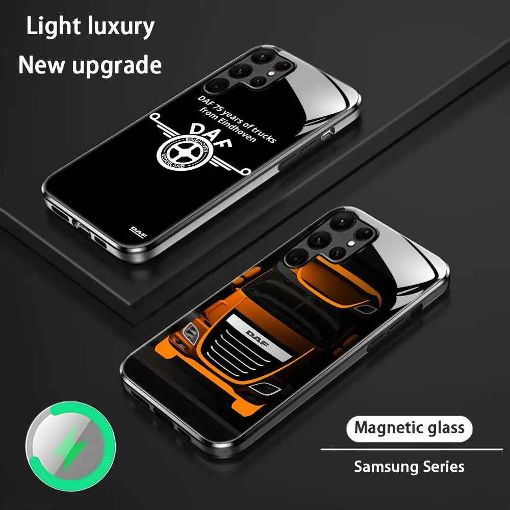 Brand Truck D-Daf Fashion Phone Case For Samsung S26 S25 S24 S23 S22 S21 S20 Plus Ultra Glass Magnetic Case