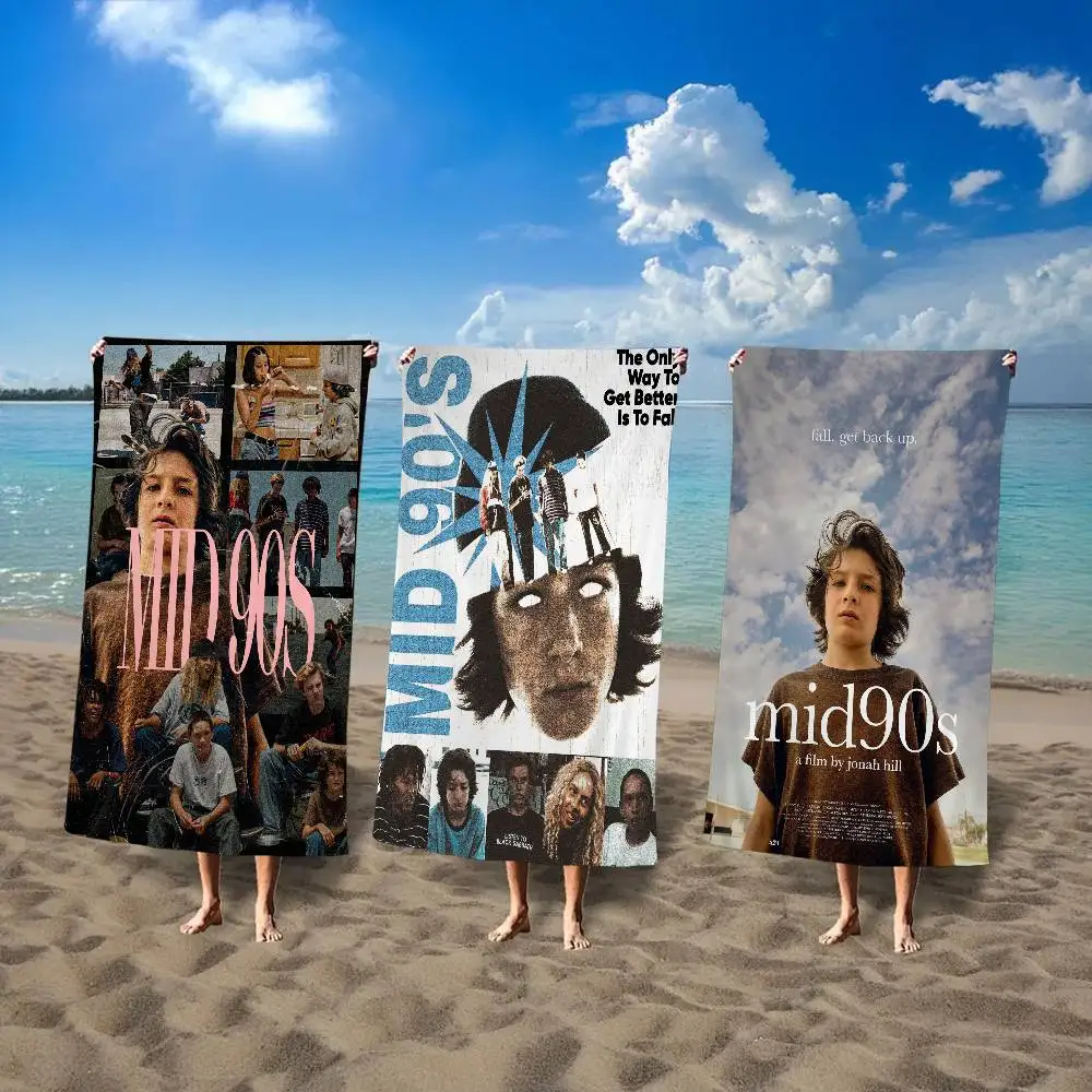 Mid90s Movie Beach Towel Cartoon Cute Summer Kids Large Bath Pool Beach Towel Microfiber Absorbent For Swimming Travel