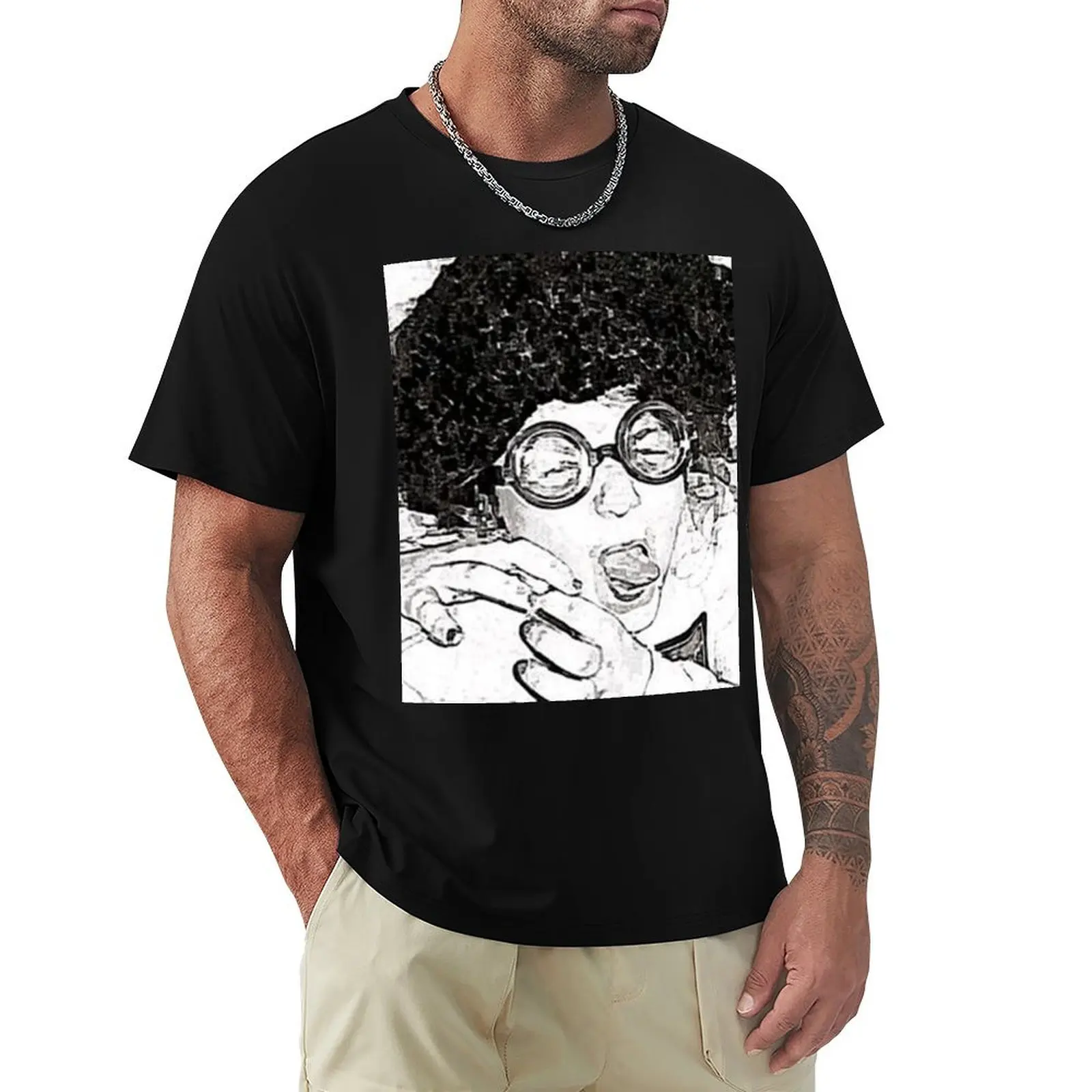 Crazy curly girl T-Shirt Plus Size Outdoor Casual Top
