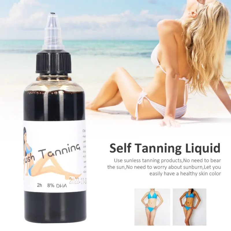 

Professional Sunless Self Tanning Pigment Face Body Skin Tanning Liquid Airbrush Tanning Beauty Tanning Ink Pigment Skin Care