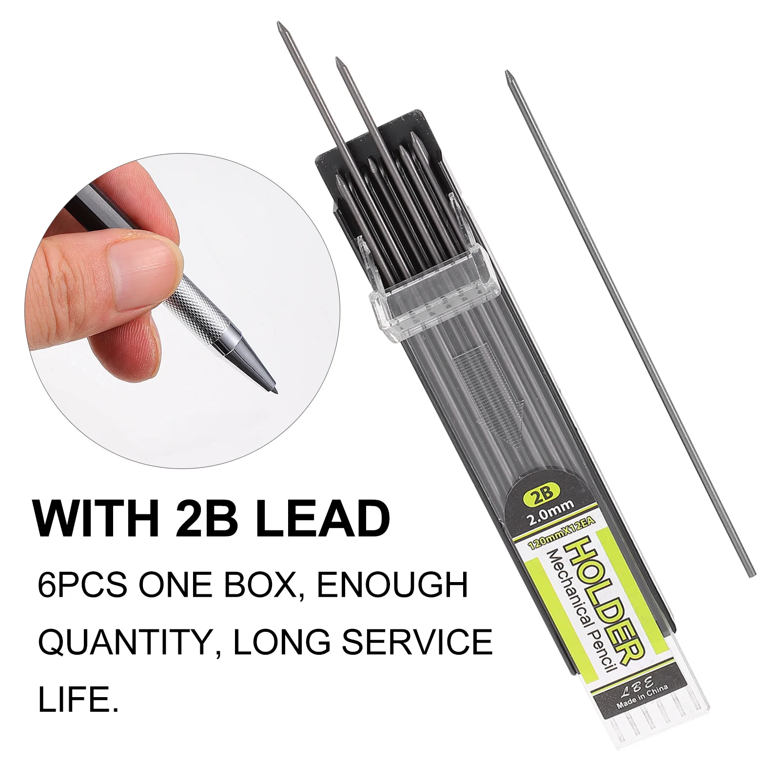 

3 set Mechanical Pencil Set Plastic Drafting Pencils For Students Writing Drawing Kit Lightweight Stationery Supplies