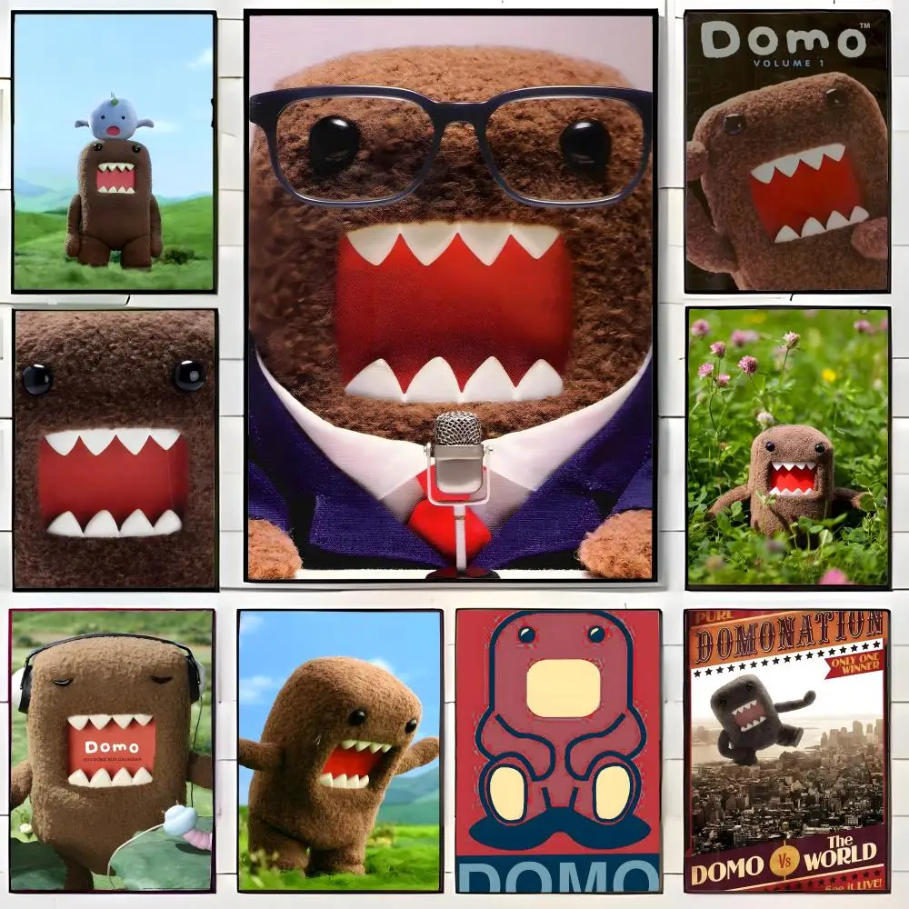 cute mascot decor D-Domo kun Poster Wall Art Print Decorative Mural Home Decor Gift Unframed