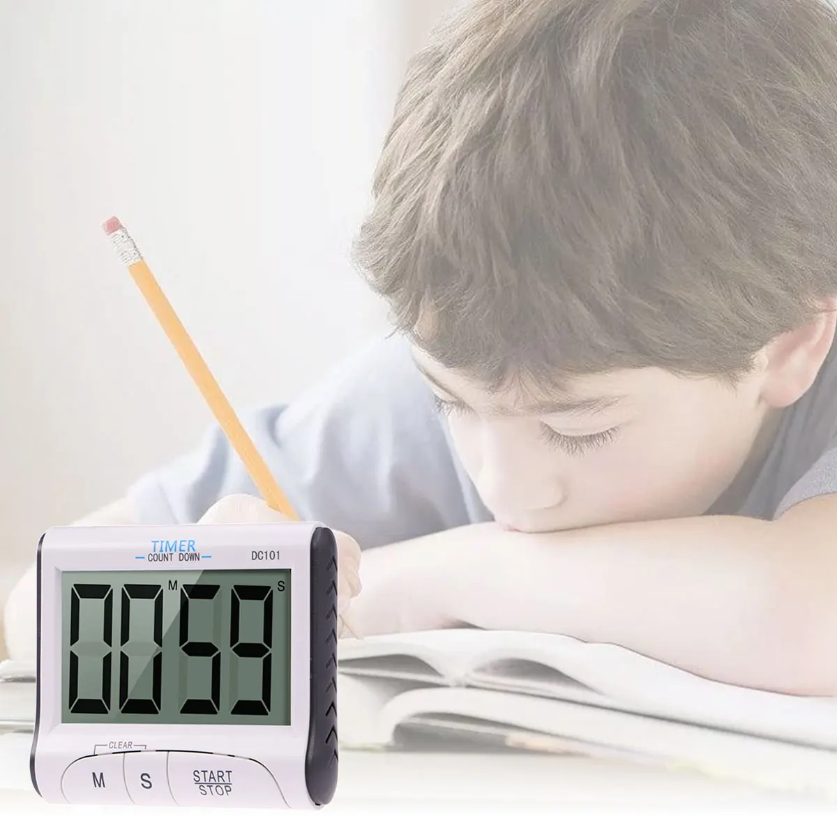 

Digital Kitchen Cooking Countdown Alarm Large Lcd Display Magnetic Button Timer For Baking Classroom Scheduling Reminder