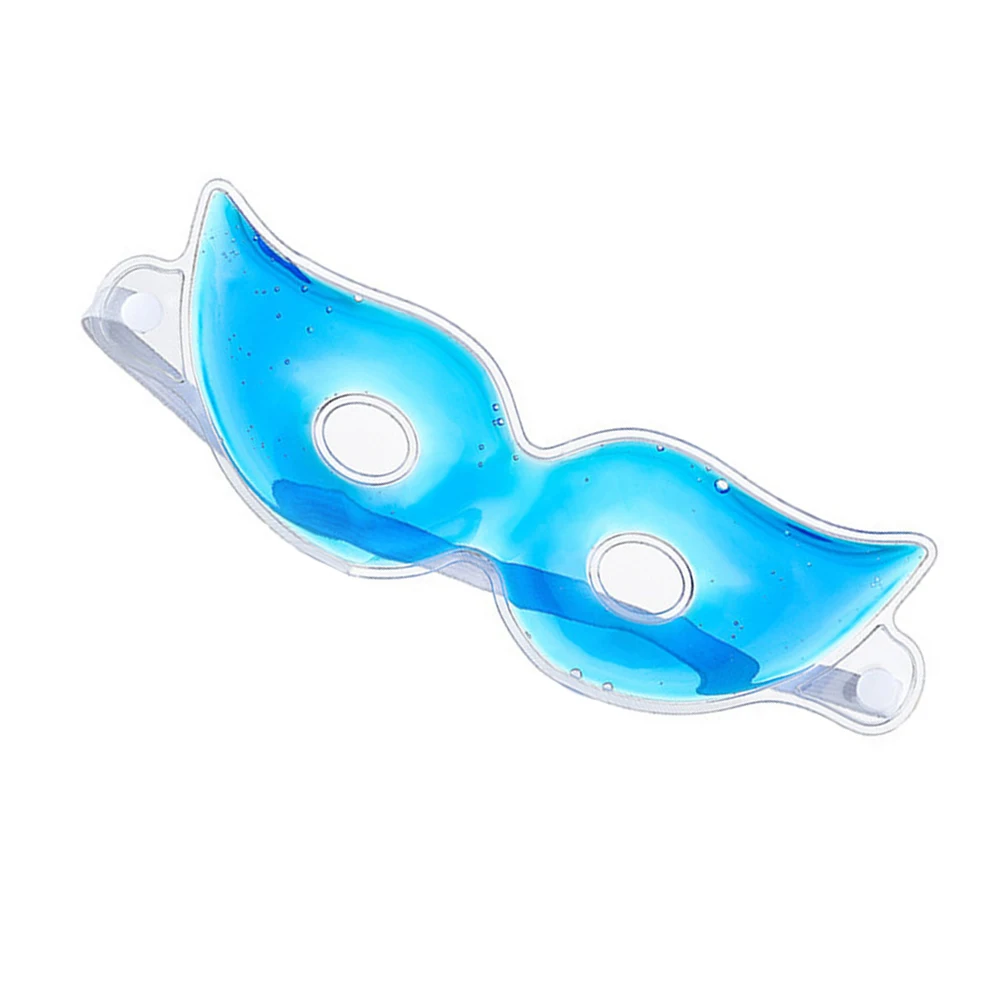 قطعتان من قناع العين الجليدي للتبريد لتخفيف النوم والهالات السوداء والانتفاخات المريحة والاسترخاء والعين المهدئ