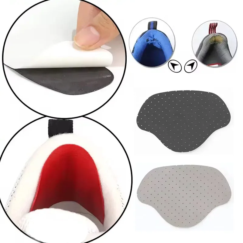 4pcs Invisible Heel Sticker Running Shoe Insoles Heel Liner Grips Protector Sticker Pad Patch Adjust Size Protect Heel Foot Care