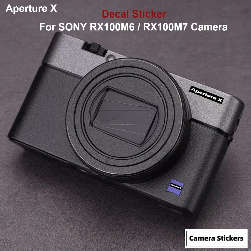 For SONY RX100M7 / RX100M6 Decal Skin Vinyl Wrap Film Camera Body Protective Sticker Anti-Scratch Protector Coat