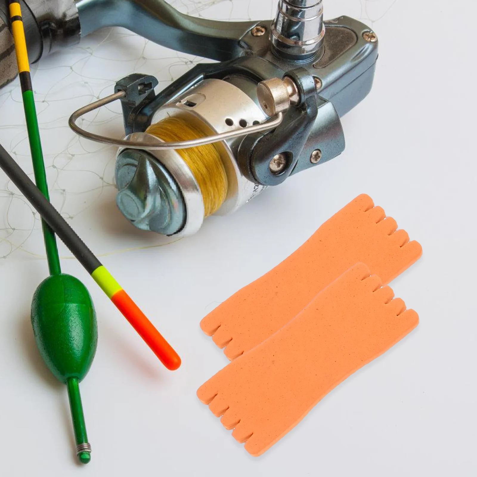 

20pc Foam Winder Spool Organizer Portable Fishing Line Bobbin Storage Lightweight Tackle Management Tool For Hook Line Wrap