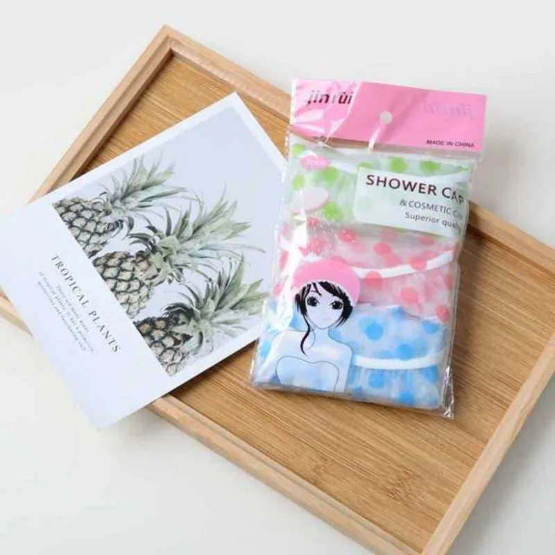 Bathing Cap for Women Shower Suit Reusable Shower Cap Bonnet Douche Donuts for Hair Shower Cap XYM003