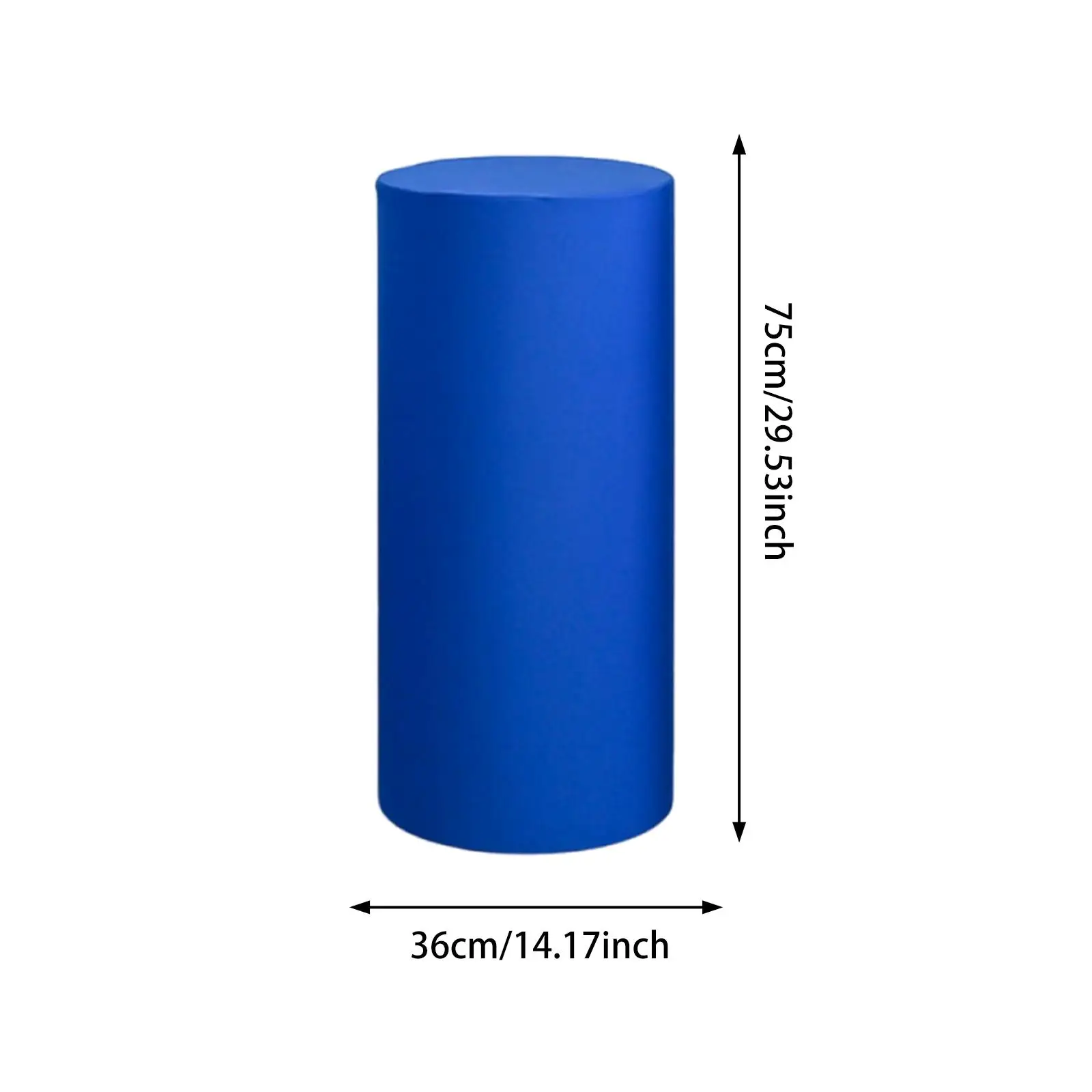 Round Dessert Table Cover Plinth Stand Pillar Cover Event Display Stand Cylinder Pedestal for Graduation Thanksgiving
