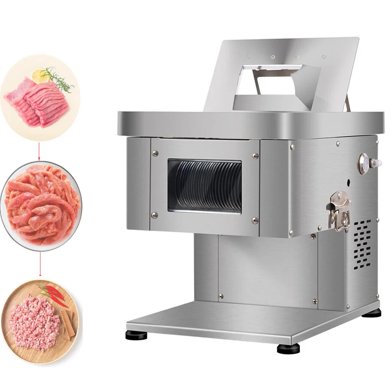 New product  Meat Slicer Commercial Household Multi-Functional Meat Slicer Shredding Dicing Kitchen Equipment Removable Knife